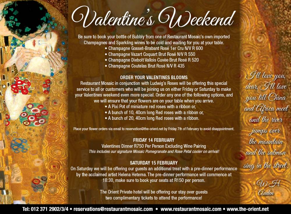 Valentine's Weekend 2014 - Invitation